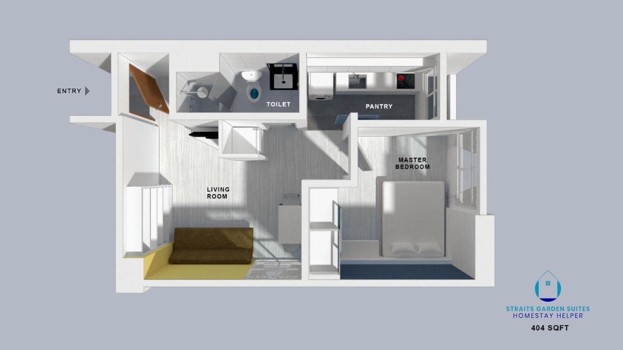 Straits Garden Suites By The Homestay Helper Georgetown Luaran gambar